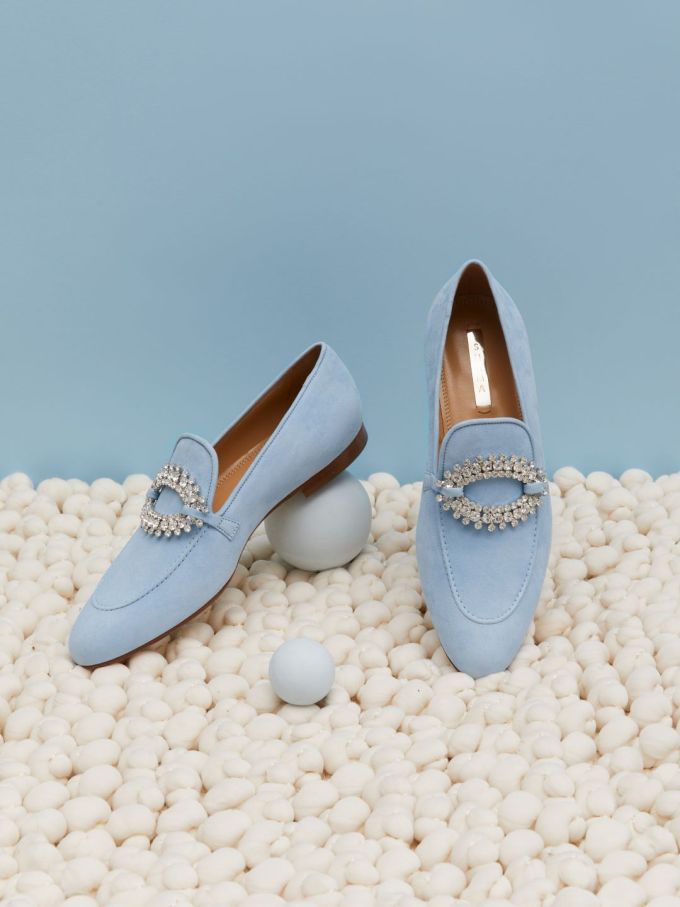 Light blue Loafers KATE
